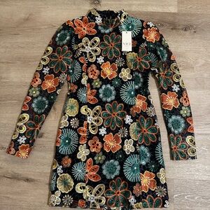 VICI Exclusive X FATE Embroidered Dress